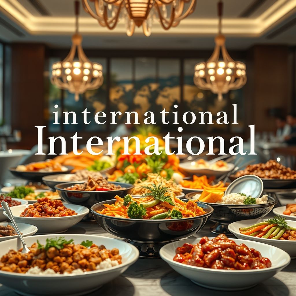 บุฟเฟ่ต์อาหารนานาชาติ